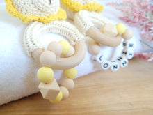 Load image into Gallery viewer, Lion baby toy jingling rattle with customization options